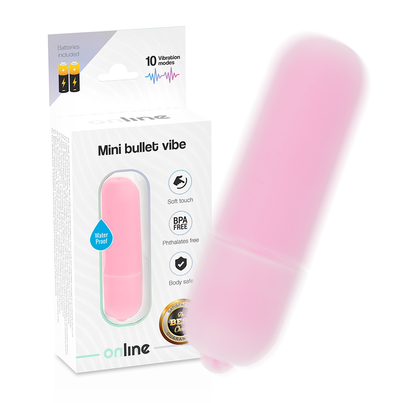 ONLINE - MINI ROSA VIBRATIONSKUGEL 1 