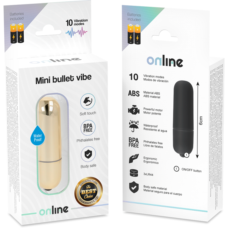 ONLINE - MINI BULLET VIBE GOLDEN 4 