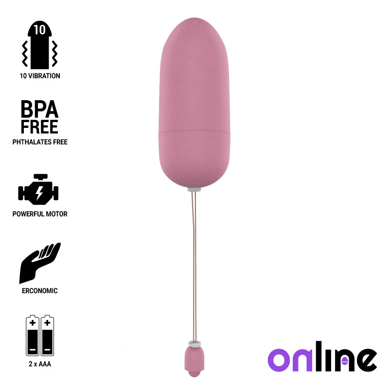 ONLINE - WATERPROOF VIBRATING EGG PINK 1 