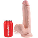 KING COCK - PLUS 3D DILDO SFERE OSCILLANTI 20.3 CM 1 