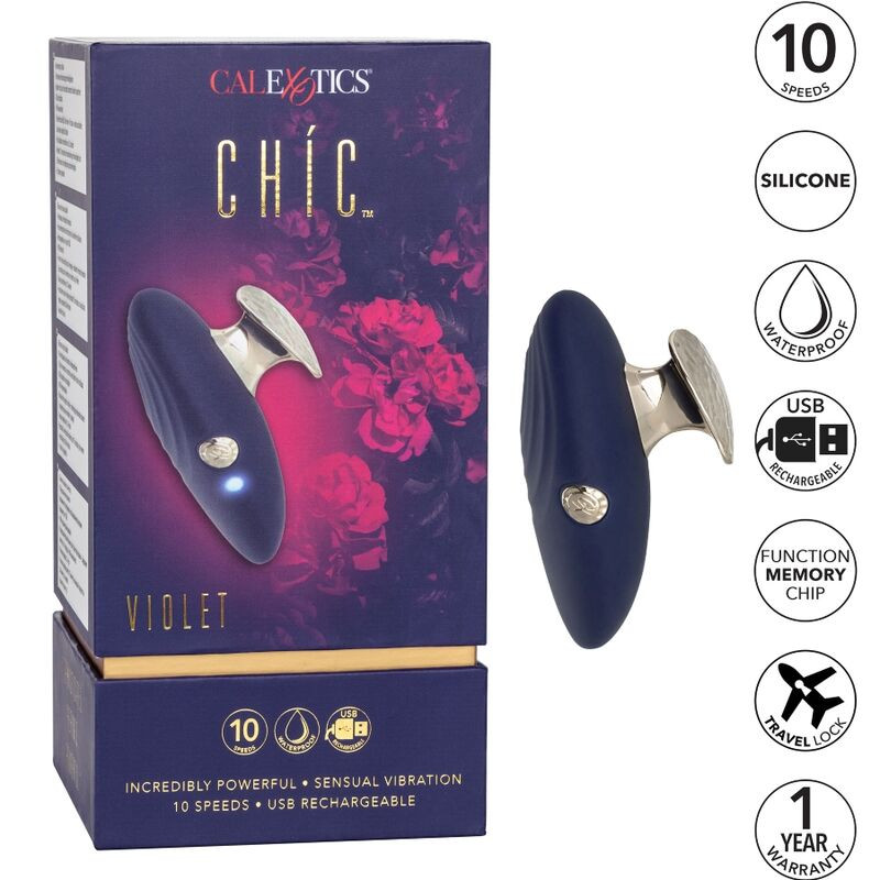 CALEXOTICS - STIMMULATEUR CHIC VIOLETTE 10 VITESSES 1 