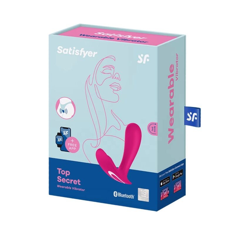 SATISFYER - TOP SECRET VIBRATOR PINK 2 