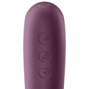 SATISFYER - DUAL KISS AIR PULSE VIBRATOR WINE RED 2 