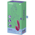 SATISFYER - APPLICATION SUNRAY STIMULATEUR ET VIBRATEUR ROUGE 2 