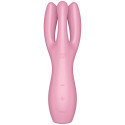 SATISFYER - VIBRATEUR THREESOME 3 ROSE 1 