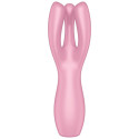 SATISFYER - VIBRATEUR THREESOME 3 ROSE 2 