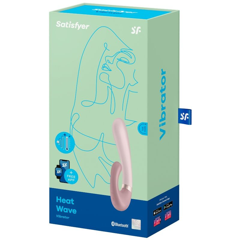 SATISFYER - HEAT WAVE VIBRATOR APP PINK 3 