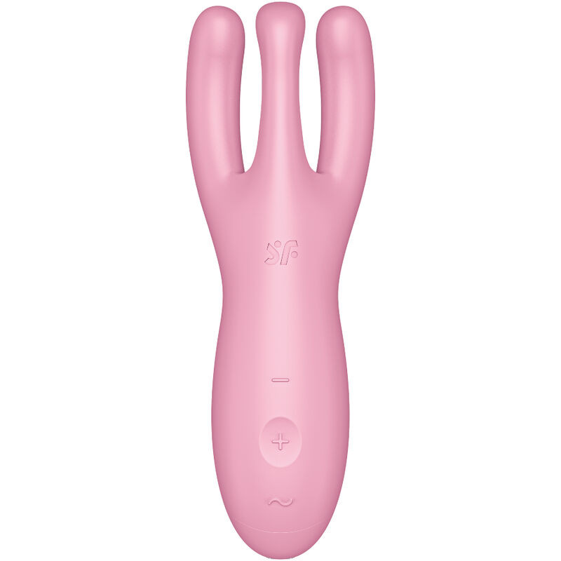 SATISFYER - APPLICATION VIBRATEUR THREESOME 4 ROSE 1 