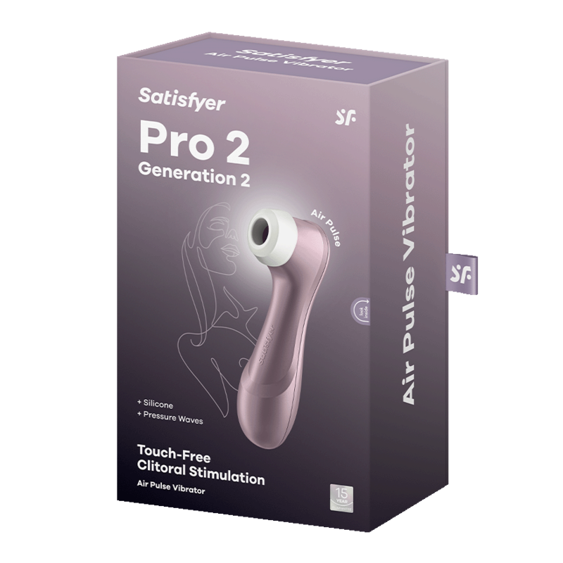 SATISFYER - PRO 2 AIR PULSE STIMULATOR VIOLET 3 