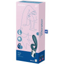 SATISFYER - APPLICATION VIBRATEUR HUG ME RABBIT BLEU 3 