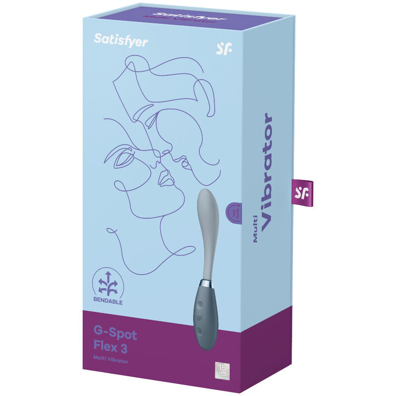 SATISFYER - MULTI VIBRATORE G-SPOT FLEX 3 GRIGIO 3 