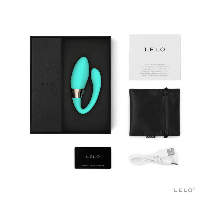 LELO - TIANI HARMONY AQUA GREEN COUPLE MASSAGER 8 