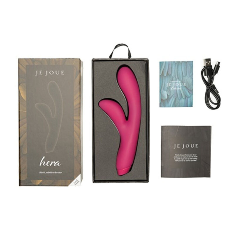 JE JOUE - HERA RABBIT VIBRATOR - FUCHSIA 4 