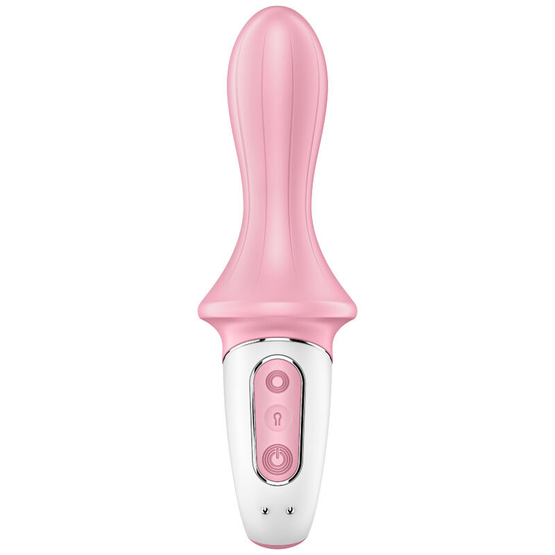 SATISFYER - AIR PUMP BOOTY 5+ INFLATABLE ANAL VIBRATOR PINK 2 