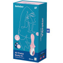 SATISFYER - AIR PUMP BOOTY 5+ VIBRATEUR ANAL GONFLABLE ROSE 3 