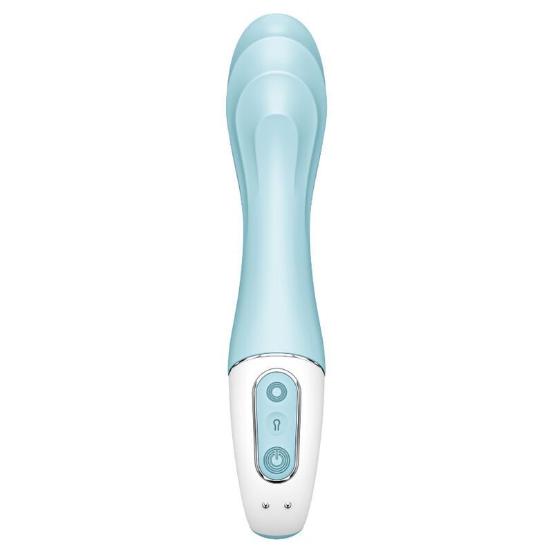 SATISFYER - AIR PUMP VIBRATOR 5+ INFLATABLE G-SPOT VIBRATOR APP BLUE 2 