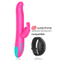 HAPPY LOKY - PLUTO CONIGLIO VIBRATORE E ROTATORE WATCHME COMPATIBILE CON LA TECNOLOGIA WIRELESS 1 