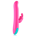 HAPPY LOKY - PLUTO LAPIN VIBRATEUR ET ROTATEUR WATCHME TECHNOLOGIE SANS FIL COMPATIBLE 3 