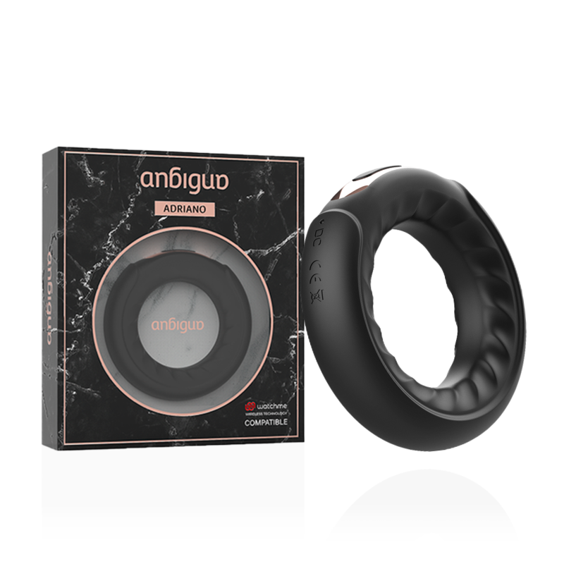 ANBIGUO - VIBRATIONSRING ADRIANO, KOMPATIBEL MIT DER WIRELESS-TECHNOLOGIE VON WATCHME 1 