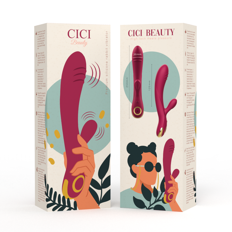 CICI BEAUTY - VIBRATORE CONIGLIO IN SILICONE PREMIUM 7 