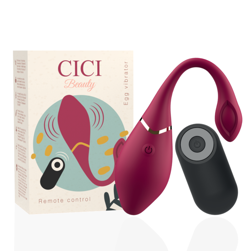 CICI BEAUTY - PREMIUM SILICONE EGG VIBRATOR REMOTE CONTROL 2 