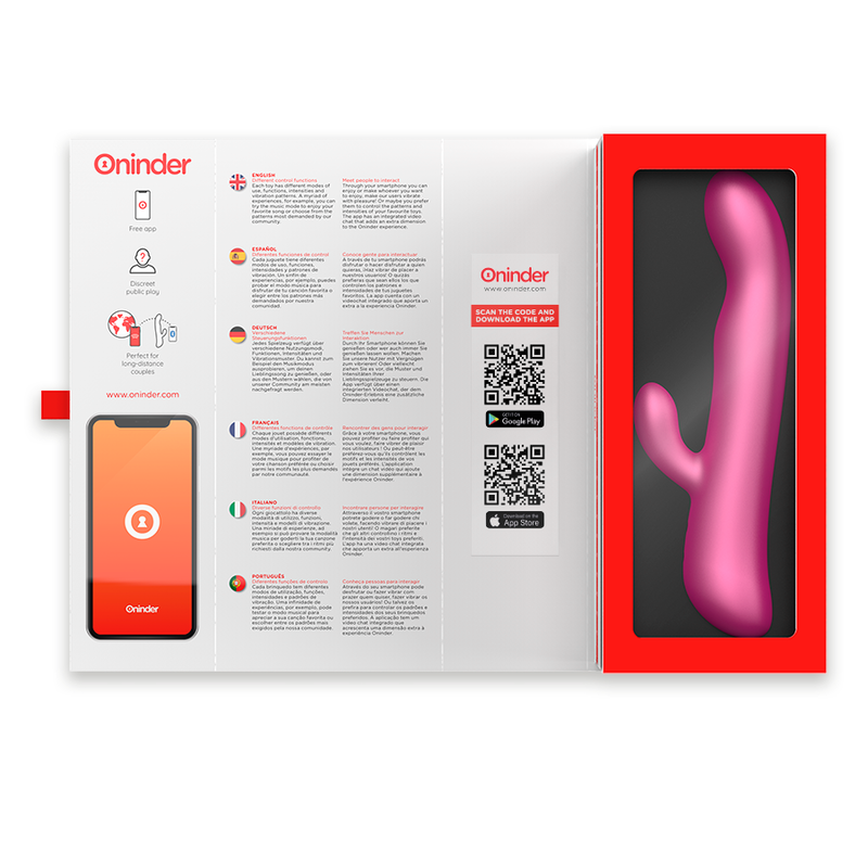 ONINDER - OSLO VIBRAZIONE E ROTAZIONE ROSA - APP GRATUITA 6 