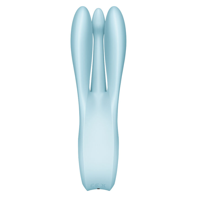 SATISFYER - THREESOME 1 VIBRATOR BLUE 1 