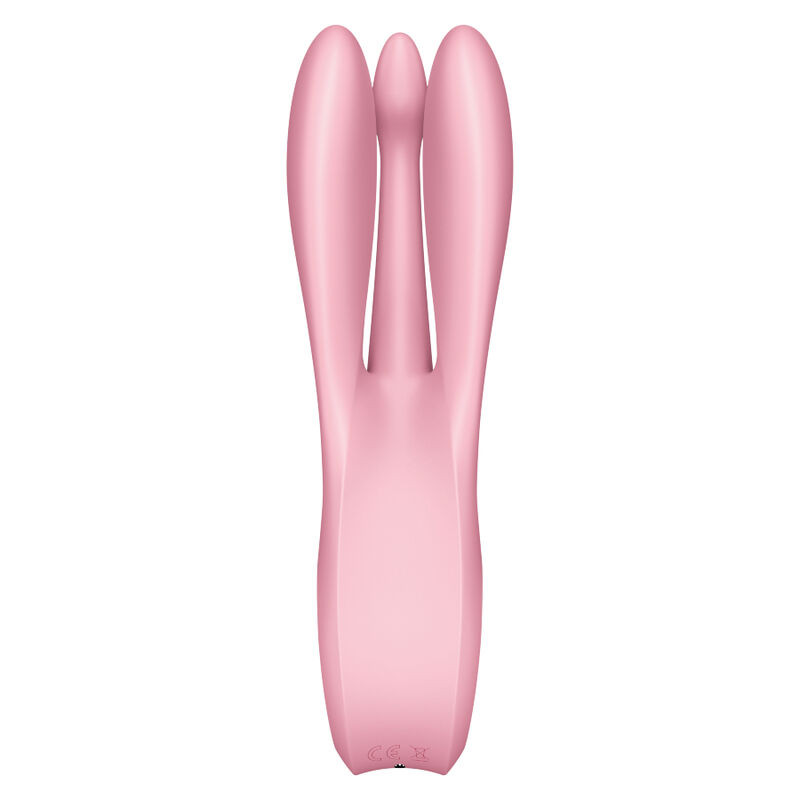 SATISFYER - THREESOME 1 VIBRATOR ROSA 2 