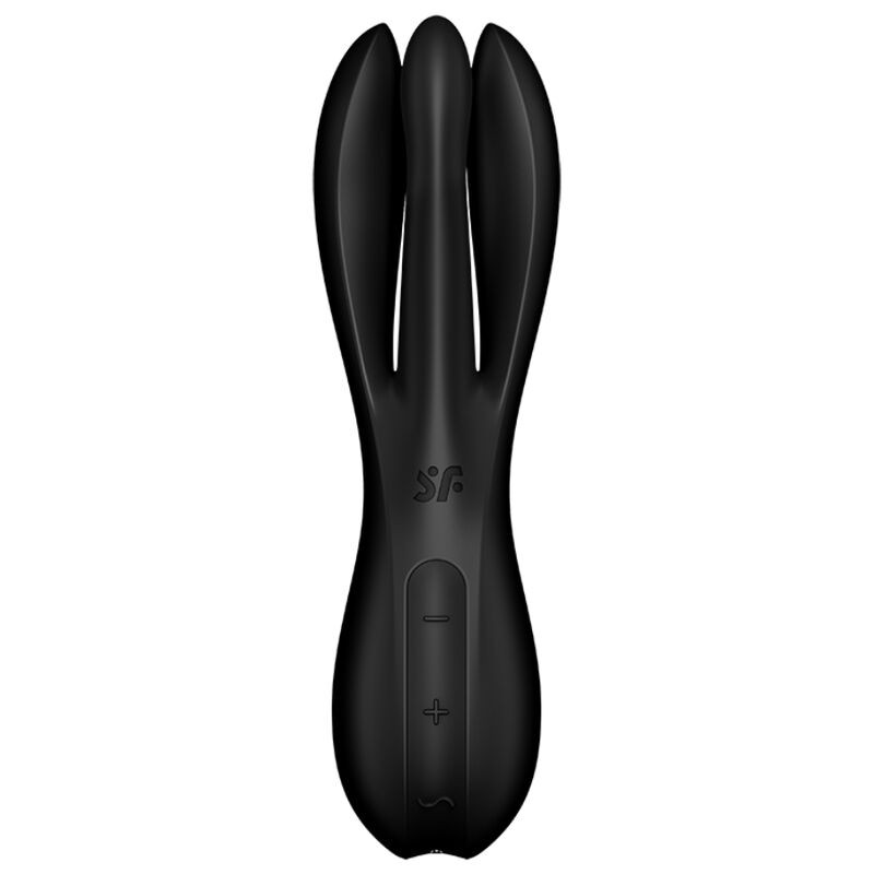 SATISFYER - VIBRATORE THREESOME 2 NERO 1 