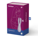 SATISFYER - VIBRATEUR THREESOME 2 VIOLET 4 