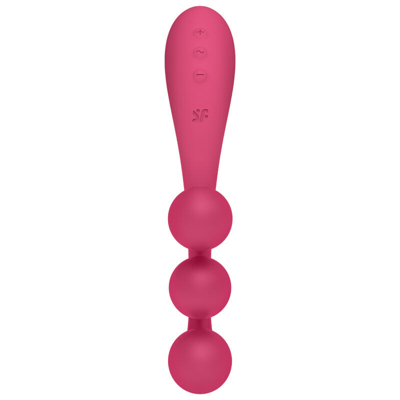 SATISFYER - VIBRATEUR MULTI TRI BALL 1 ROUGE 1 