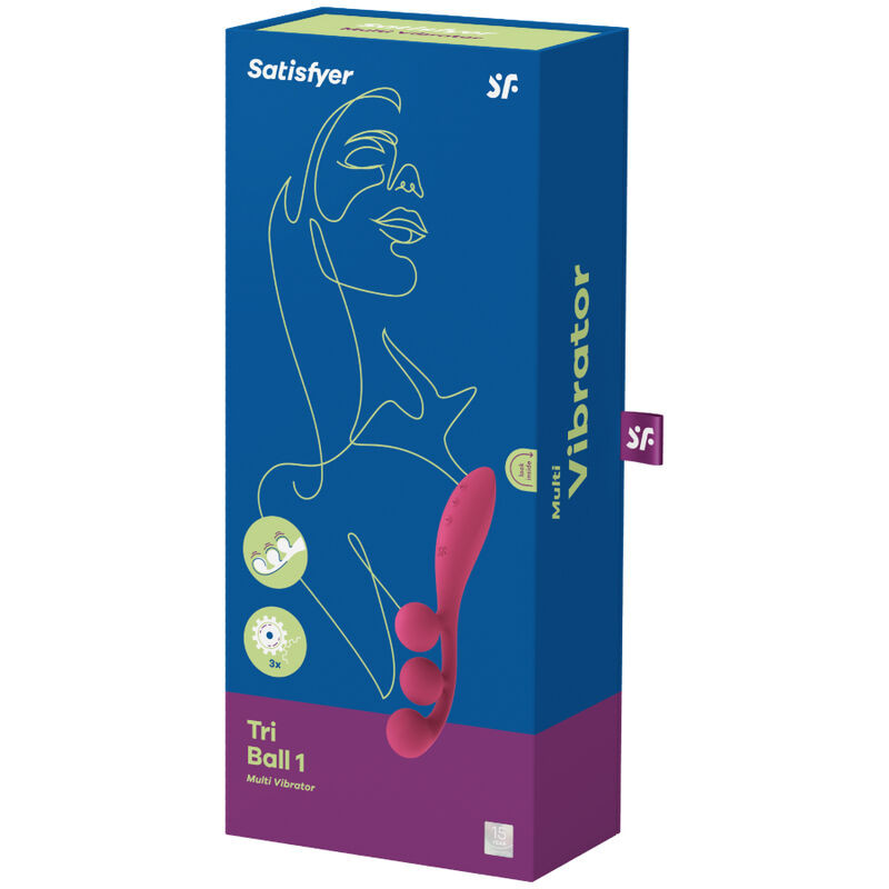 SATISFYER - TRI BALL 1 MULTIVIBRATOR ROT 3 