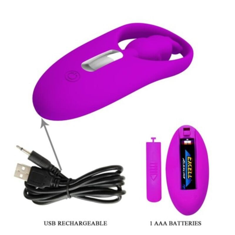 PRETTY LOVE - WILD RABBIT STIMULATOR FOR PANTIES WITH REMOTE CONTROL LILAC 3 