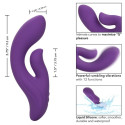 CALEXOTICS - STELLA DUAL PLEASER VIOLET 2 