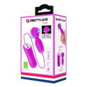 PRETTY LOVE - MASSEUR ROTATION ET VIBRATION VEGA 12 FONCTIONS FUCHSIA 8 