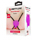 PRETTY LOVE - MASSAGGIATORE PER CLITORIDE HEARTBEAT 10 MODALIT DI VIBRAZIONE VIOLA 8 