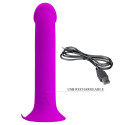 PRETTY LOVE - VIBRATEUR MURRAY ET STIMULATEUR DE POINT G VIOLET 10 