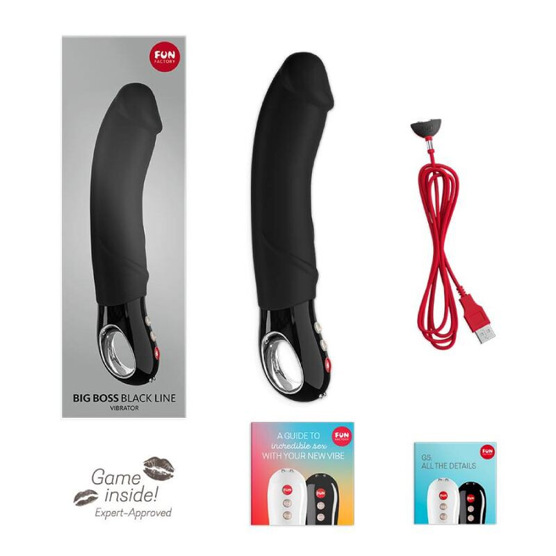 FUN FACTORY - BIG BOSS VIBRATOR BLACK LINE 6 