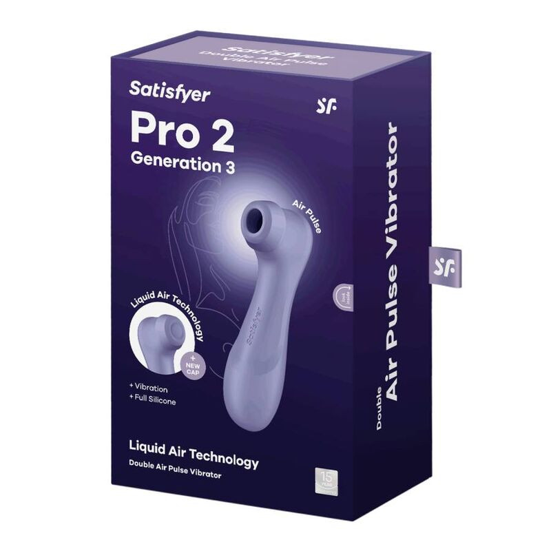 SATISFYER - PRO 2 GENERATION 3 LIQUID AIR TECHNOLOGY LILA 5 