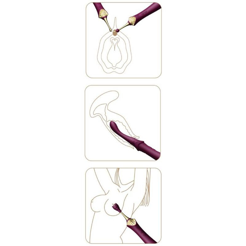 ZALO - BESS 2 CLITORAL MASSAGER PURPLE 11 