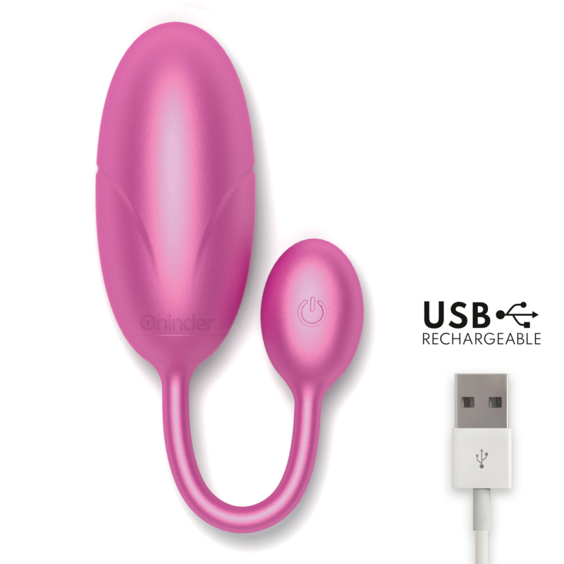 ONINDER - UOVO VIBRANTE TOKYO ROSA 7,5 X 3,2 CM APP GRATUITA 5 