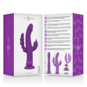 INTENSE - VIBRATEUR EN SILICONE CASANOVA RABBIT TRIPLE MOTEUR VIOLET 6 