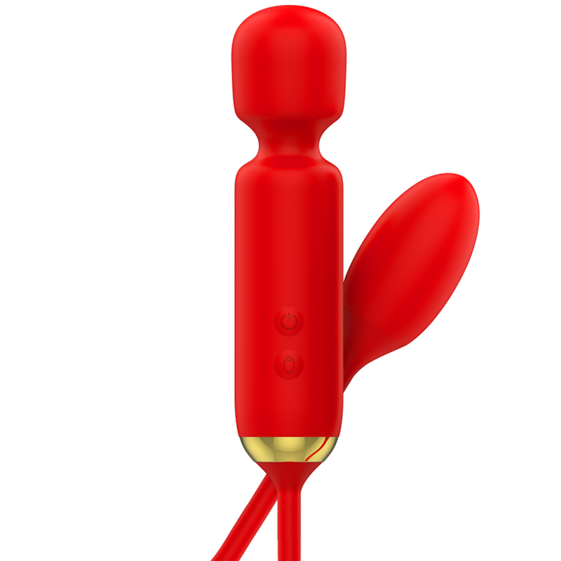 MIA - TOSCANA DOUBLE PLEASURE WAND + VIBRATING EGG 2 