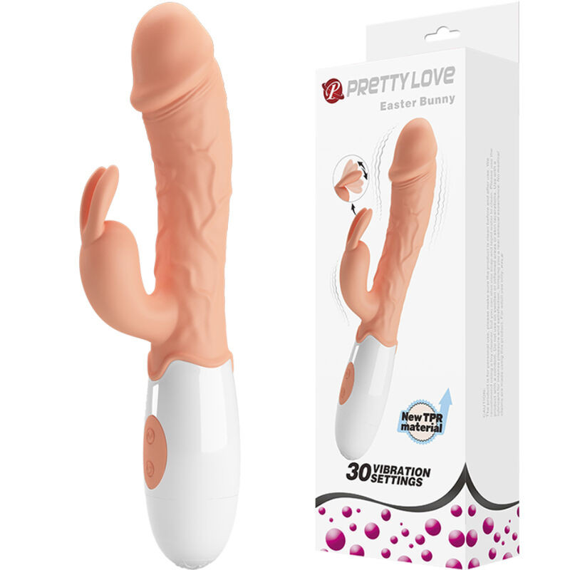 PRETTY LOVE - VIBRATEUR LAPIN DE PQUES AVEC STIMULATEUR 1 