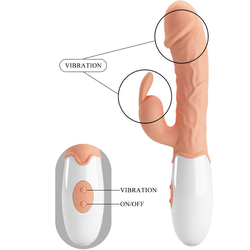 PRETTY LOVE - OSTERHASEN-VIBRATOR MIT STIMULATOR 7 