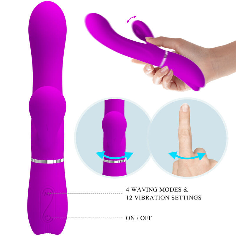 PRETTY LOVE - VIBRATEUR STIMULATEUR CLITORIS 4 