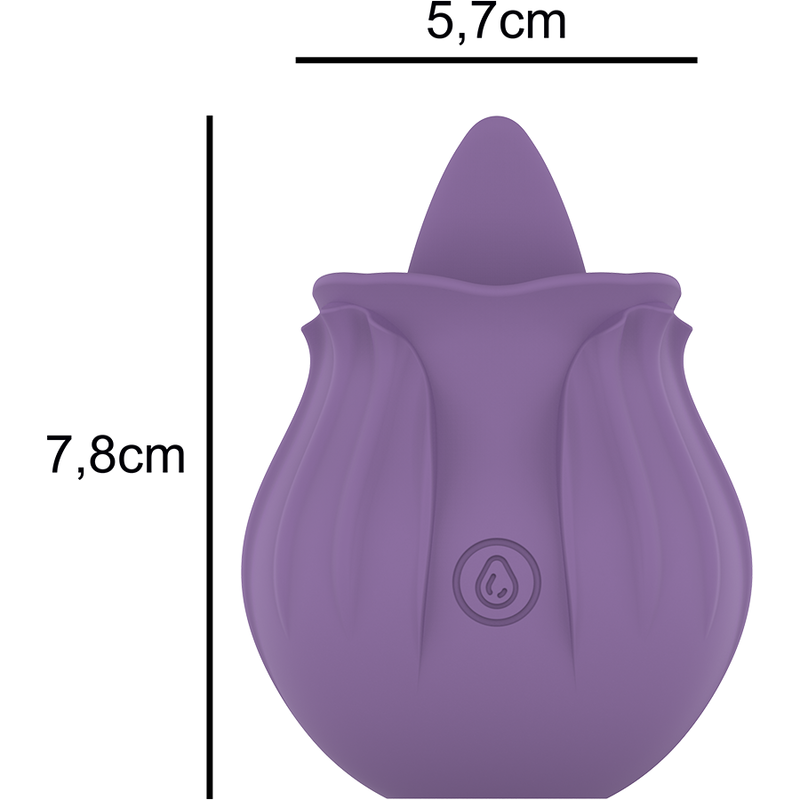 INTENSE - VIOLET CL TORIS STIMULATEUR 10 VIBRATIONS LILAS 4 