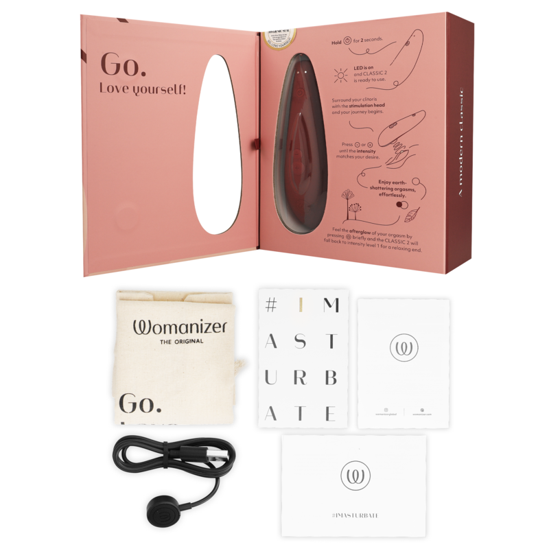 WOMANIZER - STIMULATEUR CLITORAL CLASSIC 2 BORDEAUX 5 