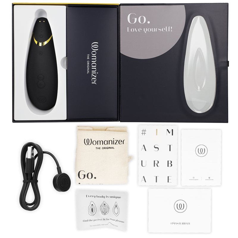 WOMANIZER - PREMIUM 2 KLITORALSTIMULATOR SCHWARZ 5 