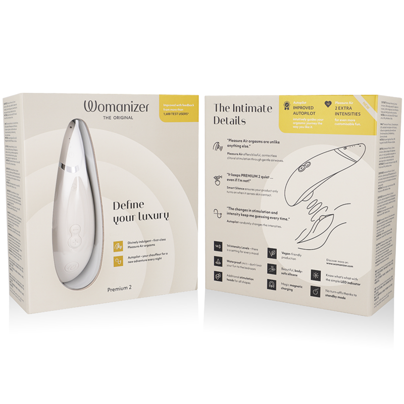 WOMANIZER - PREMIUM 2 CLITORAL STIMULATOR WARM GRAY 6 